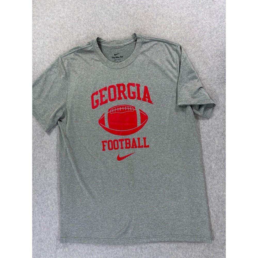 Georgia Bulldogs Nike Dri Fit Football Practice Shirt (Men's Large) Gray‎